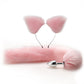 BDSM Toy Fox Tail Anal Plug with Hairpin Flirting Metal Butt Plug Tail Sex Toys for Woman Man Couples Cosplay Adult Game Shop