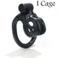 Baby Sizes Cobra Chastity Cage Devices Pink/Black/Whie Penis Lock with 4 Size Cock Rings Men Cuckold Lockdown Bird Adult Sex Toy