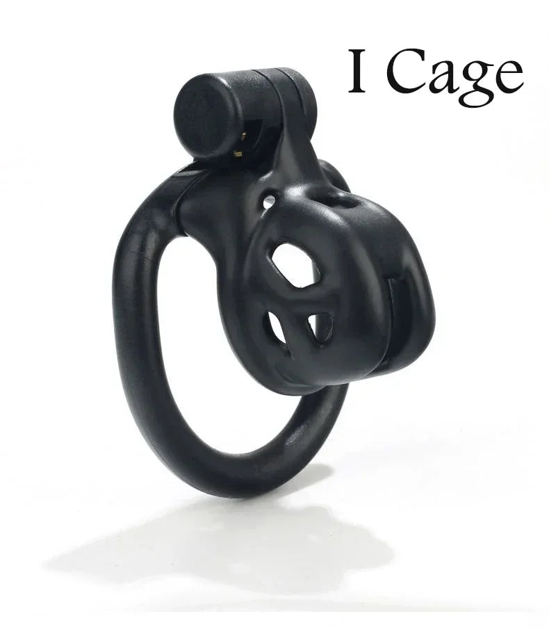 Baby Sizes Cobra Chastity Cage Devices Pink/Black/Whie Penis Lock with 4 Size Cock Rings Men Cuckold Lockdown Bird Adult Sex Toy