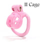 Baby Sizes Cobra Chastity Cage Devices Pink/Black/Whie Penis Lock with 4 Size Cock Rings Men Cuckold Lockdown Bird Adult Sex Toy