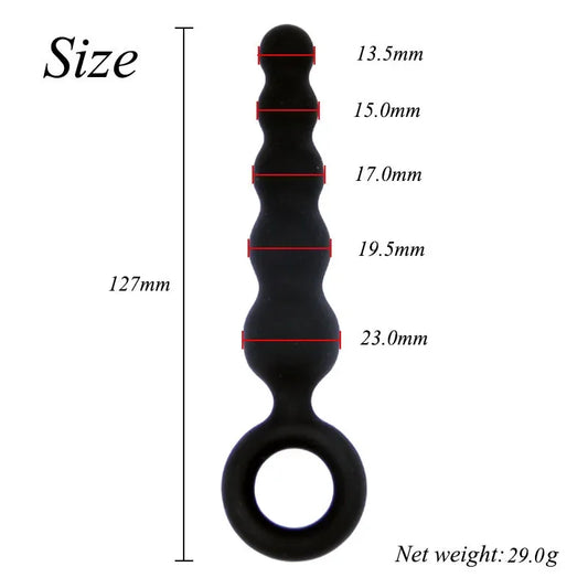 Backyard 5-piece Set Of Silicone Backyard Sex Toys Anal Plug Adult Products Massage For Women Men dp sm Couples Po'sition Shop