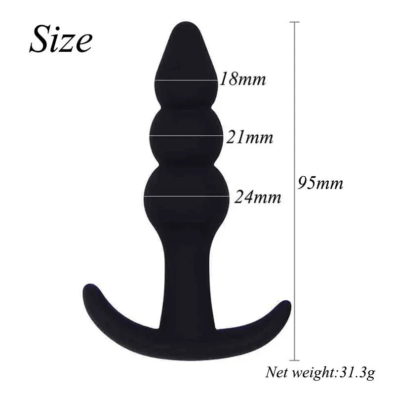 Backyard 5-piece Set Of Silicone Backyard Sex Toys Anal Plug Adult Products Massage For Women Men dp sm Couples Po'sition Shop