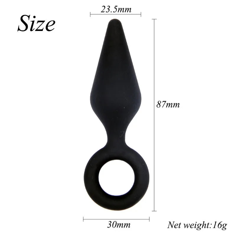 Backyard 5-piece Set Of Silicone Backyard Sex Toys Anal Plug Adult Products Massage For Women Men dp sm Couples Po'sition Shop