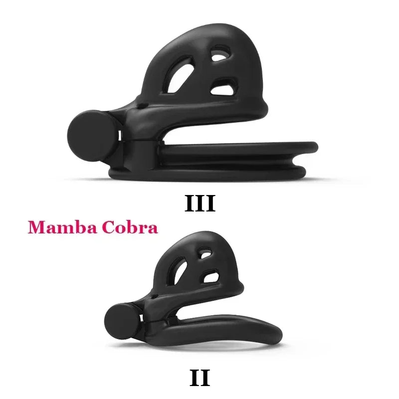 Bdsm 2024 New mini Pink Cobra Chastity Cage Sissy Male Sextoys Chastity Device Penis Rings Male With 4 Size Men'S Adult Goods 18