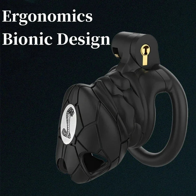 Bdsm 8.0 Cobra Chastity Cage Male Device Kit Sex Toys For Men Couples Cock Lock Penis Ring Bdsm Bondage Adult Games Sex Shop 18+