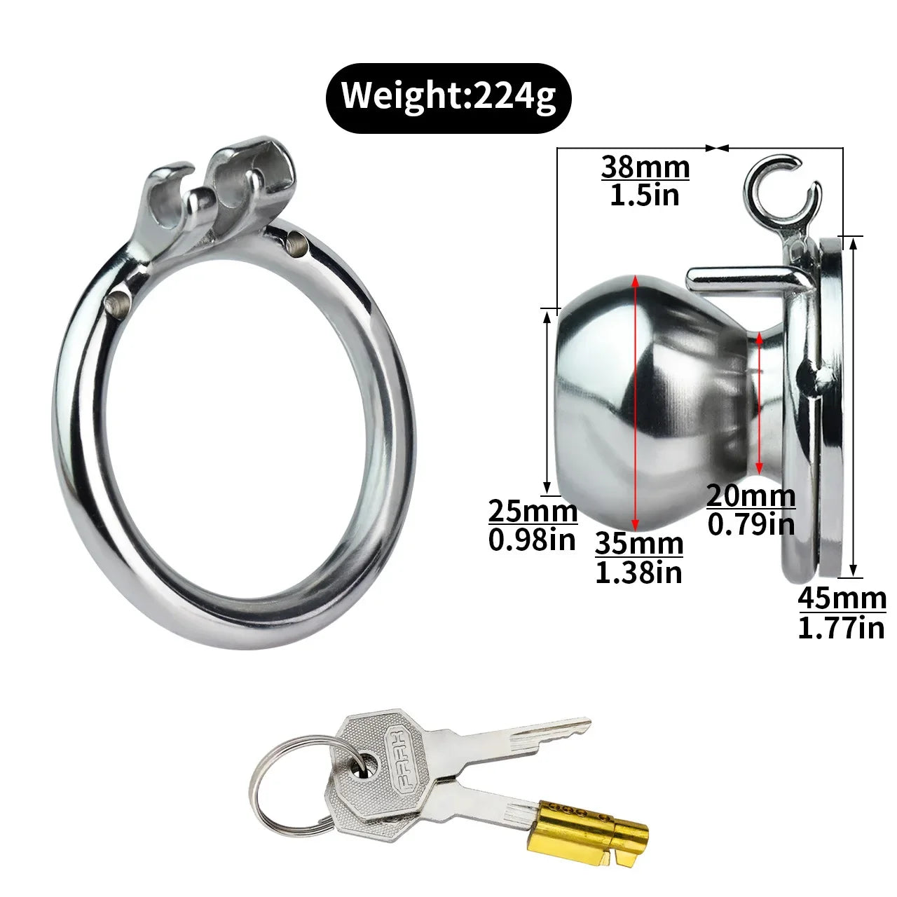 Bdsm Flat Chastity Cage with Soft Urethral Catheter for Sissy Gay Penis Ring Bondage Cock Lock Femboy Sex Toy Adult Sex Shop 18+