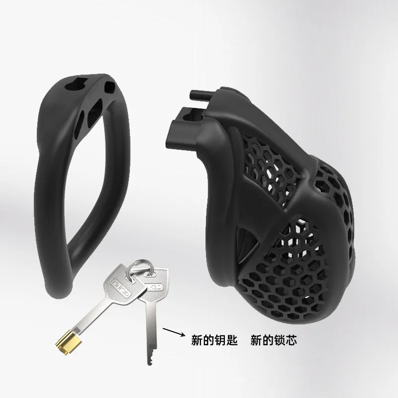 Bdsm Grid Male Chastity Cage Sex Toys정조대Discreet Sissy Femboy Chastity Cock Cage Device With 3 Size Penis Ring Sex Shop 2024 New