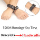 Bdsm Handcuffs Ankle Cuff Adjustable PU Leather Handcuffs Police Sex Bondage Exotic Restraints Adult Sex Toys For Woman Couples