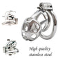 Bdsm High Quality Steel Male Chastity Cage Sissy Cock Cage Hand-Polished Penis Ring Cock Ring Cobra Trainer Chastity Belt 18+