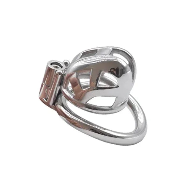 Bdsm High Quality Steel Male Chastity Cage Sissy Cock Cage Hand-Polished Penis Ring Cock Ring Cobra Trainer Chastity Belt 18+