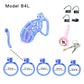 Bdsm Honeycomb Clear Male Chastity Cage정조대 3D Printed Lightweight 5 Sizes Penis Cock Cage Lock With 5 Base Ring Sex Toys For Men