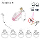 Bdsm Honeycomb Clear Male Chastity Cage정조대 3D Printed Lightweight 5 Sizes Penis Cock Cage Lock With 5 Base Ring Sex Toys For Men