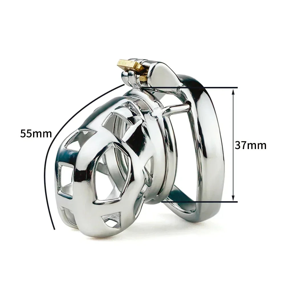 Bdsm Male Chastity Cage Sex Toys Discreet Sissy Femboy 정조대 Metal Cobra Cock Cage Device Penis Ring Erotic Urethral Lock Sex Toys