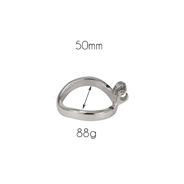 Bdsm Men's Stainless Steel Mesh Chastity Cage Smooth Small Cock Lock Lightweight Erect Denial Control Penis Lock Sex Toy For Men