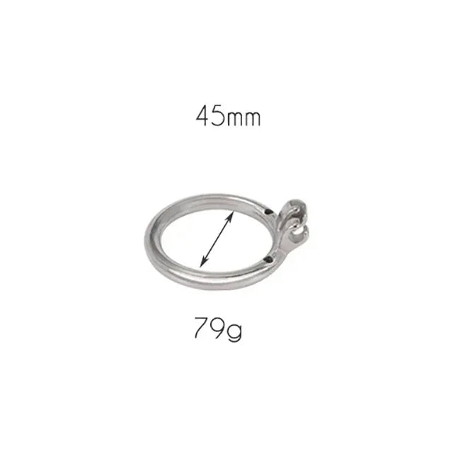 Bdsm Men's Stainless Steel Mesh Chastity Cage Smooth Small Cock Lock Lightweight Erect Denial Control Penis Lock Sex Toy For Men