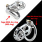 Bdsm Metal Cobra Male Chastity Cage Device 정조대 Hand-Polished콕링Cock Rings Sissy Cock Cages Trainer Sex Products Sex Toys For Men