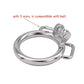 Bdsm Metal Cobra Male Chastity Cage Device 정조대 Hand-Polished콕링Cock Rings Sissy Cock Cages Trainer Sex Products Sex Toys For Men