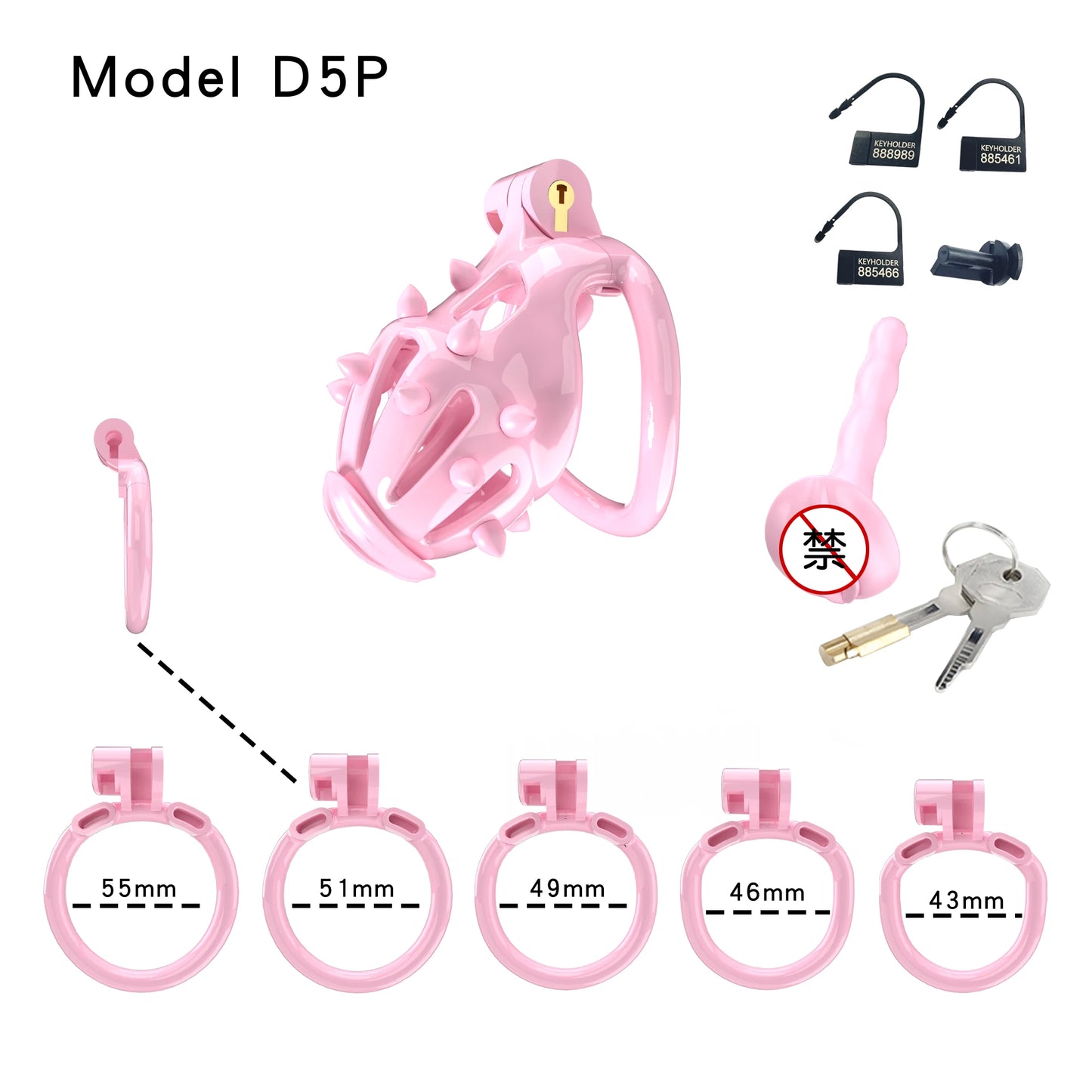 Bdsm Pink Chastity Cage With Pink Spikes Erotic Chastity Cage정조대Sissy Male Cock Cage Penis Wear Alternative Stimulation Sex Toys