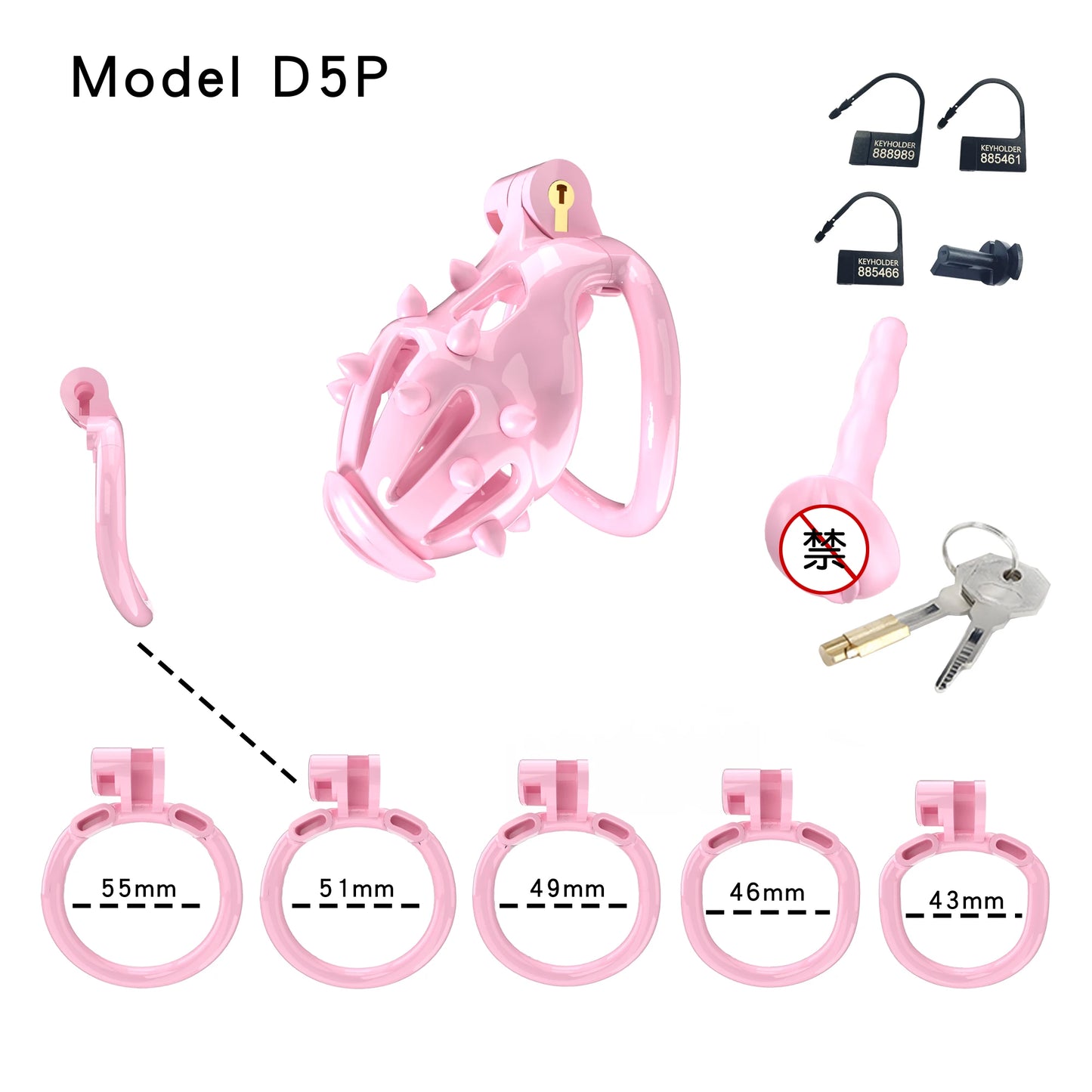 Bdsm Pink Chastity Cage With Pink Spikes Erotic Chastity Cage정조대Sissy Male Cock Cage Penis Wear Alternative Stimulation Sex Toys