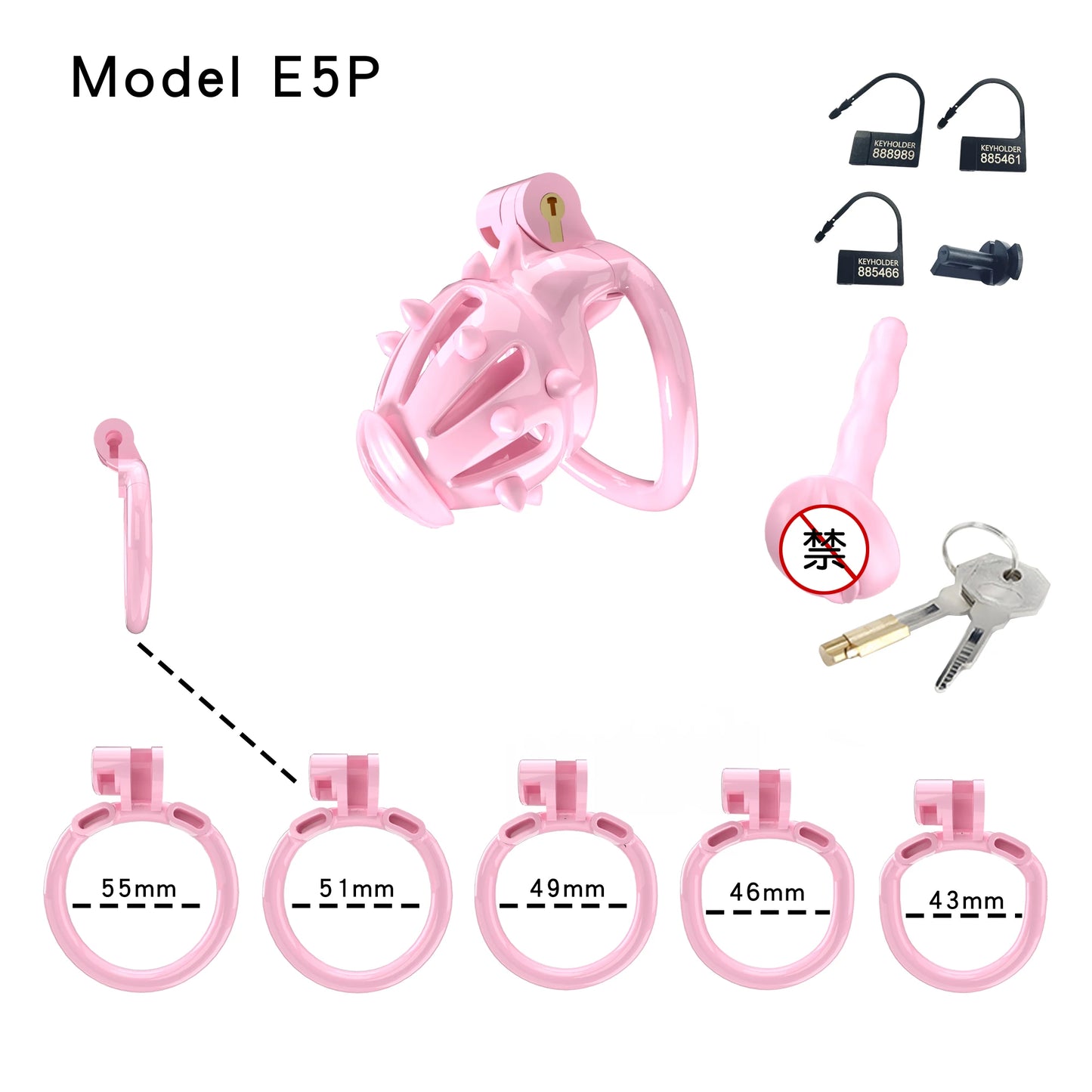 Bdsm Pink Chastity Cage With Pink Spikes Erotic Chastity Cage정조대Sissy Male Cock Cage Penis Wear Alternative Stimulation Sex Toys