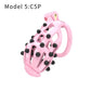 Bdsm Pink Chastity Cage With Pink Spikes Erotic Chastity Cage정조대Sissy Male Cock Cage Penis Wear Alternative Stimulation Sex Toys