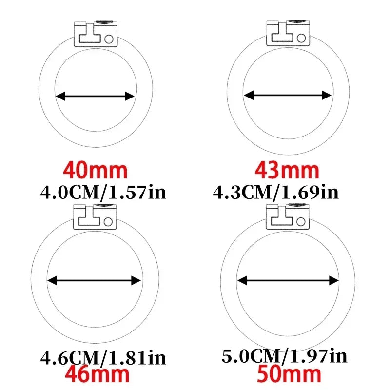 Bdsm Pink Mini Sissy Chastity Cage Devices with 4 Size Penis Rings Cock Cage Bondage Slave Abstinence Control Sex Toys for Male