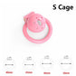 Bdsm Pink Mini Sissy Chastity Cage Devices with 4 Size Penis Rings Cock Cage Bondage Slave Abstinence Control Sex Toys for Male