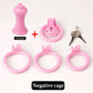 Bdsm Positive/Negative Urethral Chastity Cage Penis Lock with 4 Size Ring Sissy Inverted Urethral Plug Cock Cage Sextoys for Man