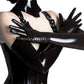 Bdsm Sexy Shiny Gloves Latex Faux Leather Long Gloves Punk Gloves Sexy Cosplay Costume Accessories Adult Toys Erotic Sexy Toys