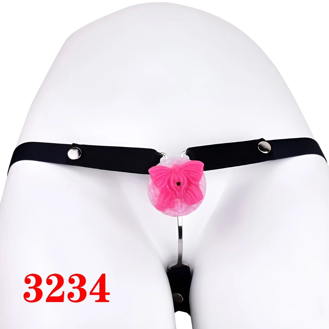 Bdsm Strap-on Stainless Steel Chastity Cage with Pink Clitoris for Male Mimic Female Pussy정조대Squeeze Pleasure Penis Lock SexToys