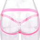 Bdsm Strap-on Stainless Steel Chastity Cage with Pink Clitoris for Male Mimic Female Pussy정조대Squeeze Pleasure Penis Lock SexToys
