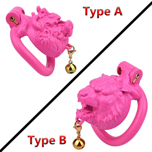 Bdsm Tiger Chastity Device & 4 Sizes Penis Rings Pneis Lock Urethral Chastity Sex Toys for Men Ascetic Anti-Cheating Cock Cages