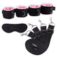 Bed Jam Sex Restraint Kit Adjustable Belt Nylon Handcuffs Ankle Cuffs Bondage Erotic Toys Fixation Adult Game BDSM