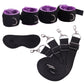 Bed Jam Sex Restraint Kit Adjustable Belt Nylon Handcuffs Ankle Cuffs Bondage Erotic Toys Fixation Adult Game BDSM