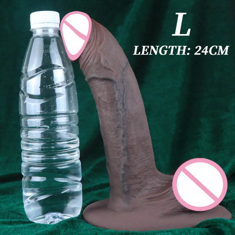 Big Dick Dildos Huge Penis Soft Skin Feeling Super Realistic Dildo With Suction Cup Sex Toys Adult Toys Anal Dildo For Women Men