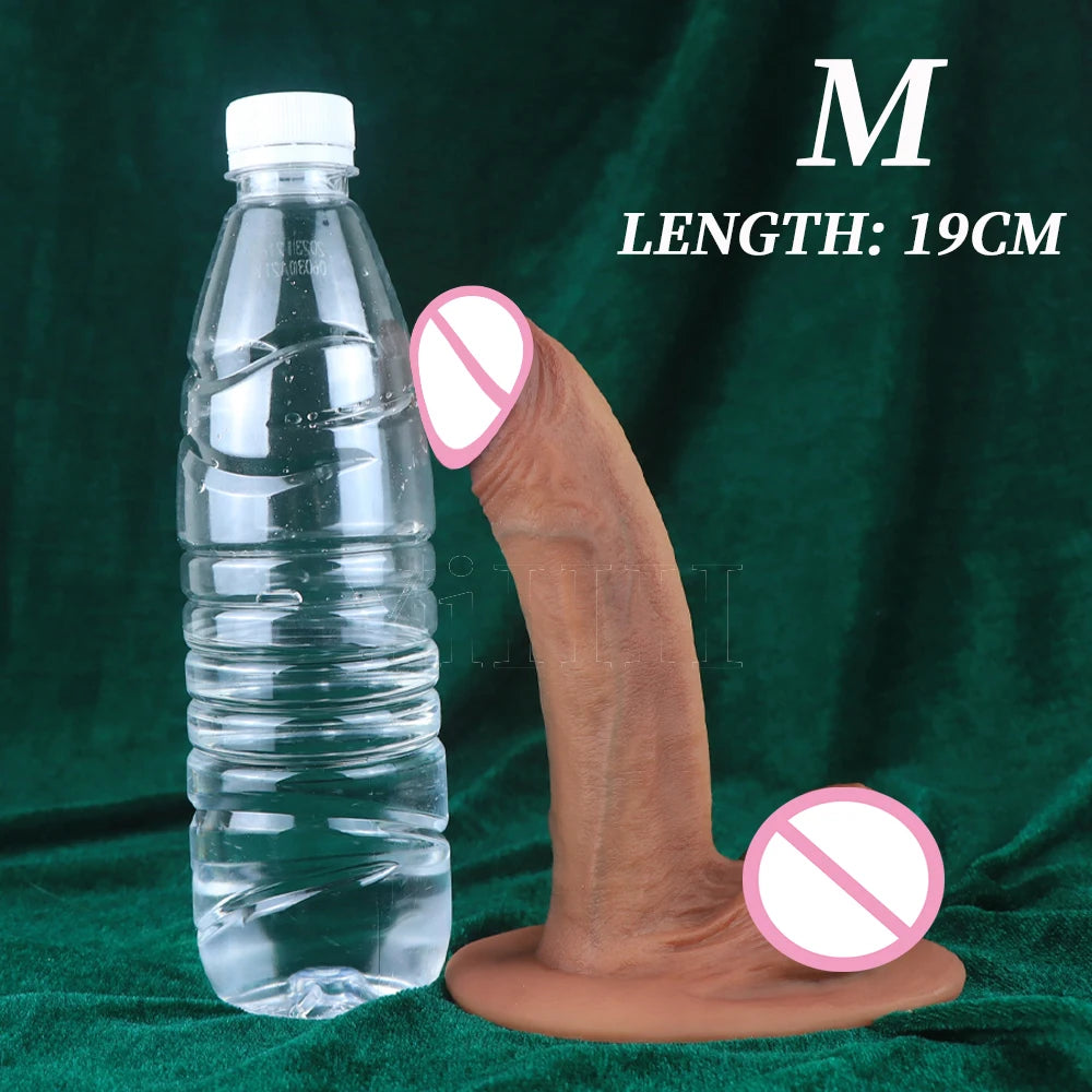 Big Dick Dildos Huge Penis Soft Skin Feeling Super Realistic Dildo With Suction Cup Sex Toys Adult Toys Anal Dildo For Women Men