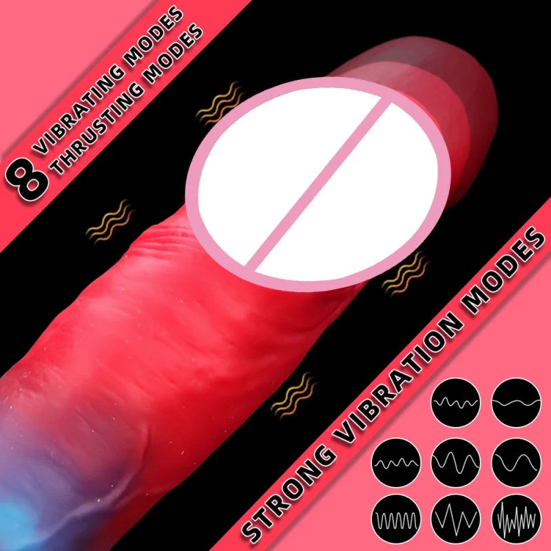 Big Realistic Vibrating female dildos Vibrator Thrusting Dildo Sex Toys for women G-spot Anal Stimulation Vibrating for Women