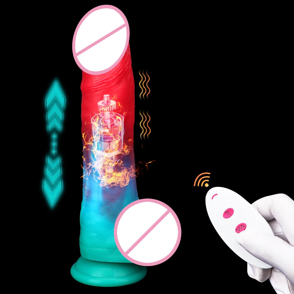 Big Realistic Vibrating female dildos Vibrator Thrusting Dildo Sex Toys for women G-spot Anal Stimulation Vibrating for Women