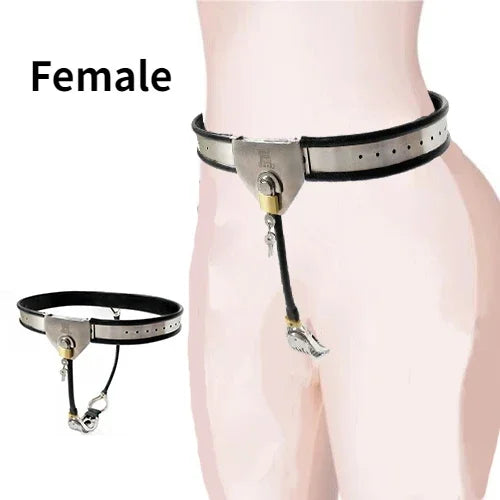 Black Pink Female Chastity Belt with Anal Opening Silicone Liner Waist Fully Adjustable Underwear Device Sex Toy for Women BDSM