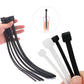 Black White Long Silicone Urethral Sound 3.5-11.5mm Mushroom Shape Urethral Dilators Stretching Penis Plug BDSM Sex Toys for Men