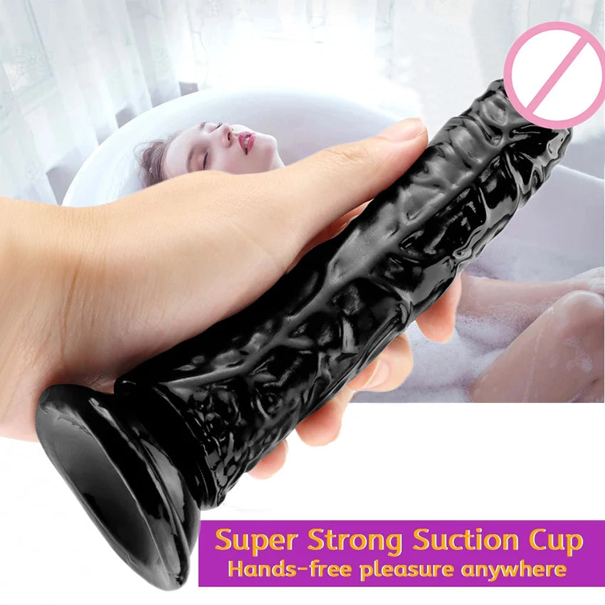 Black dildo adult sex toys for women female masturbators dick Cock for men Anal dilator Big butt plug strap-on dildo sexyshop