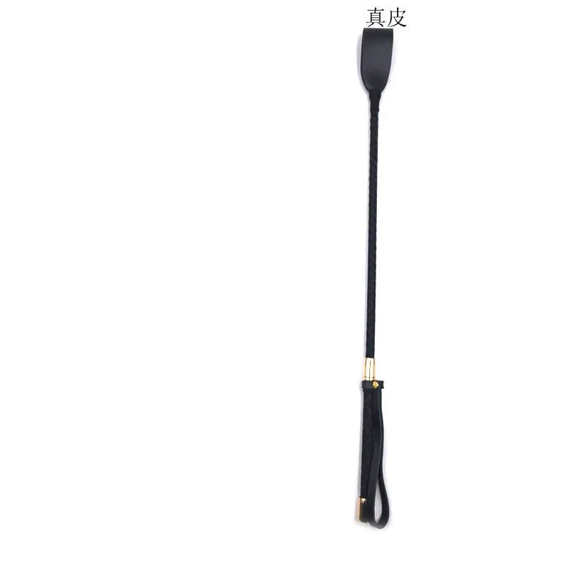 Bondage Boutique Slim PU Leather Riding Crop Horse Whip Spanking Restraint BDSM Bondage Sex Product for Couples Women