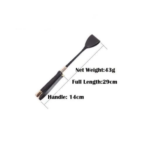 Bondage Boutique Slim PU Leather Riding Crop Horse Whip Spanking Restraint BDSM Bondage Sex Product for Couples Women