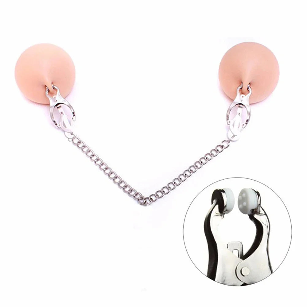 Bondage Gear Hard Clover Nipple Clamps Clips Games Sex Toys Adult Products For Women Metal Nipple Clamps Steel Breast