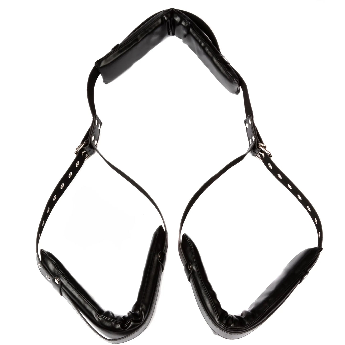 Bondage Harness Adjustable Handcuff Wrist & Ankle Cuffs Gag Mouth Sexu GXLOCK Store Bondage Harness Adjustable Handcuff Wrist & Ankle Cuffs Gag Mouth Sexu GXLOCK Store
