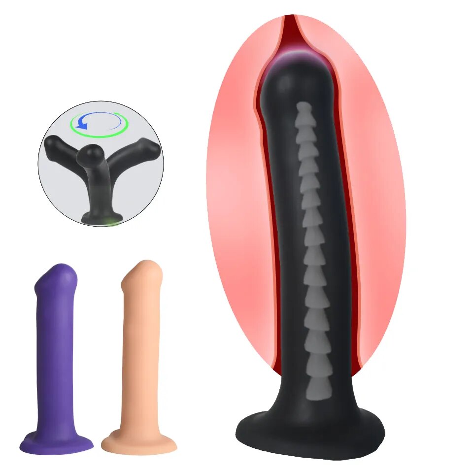 Built-in keel Soft Silicone Anal Plug