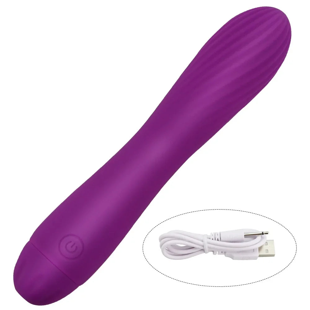 Bullet Vibrator Ator for Women Vagina G-spot Massager Clitoris Stimulator Silicone Dildo Vibrating AV Stick Adult Sex Toy