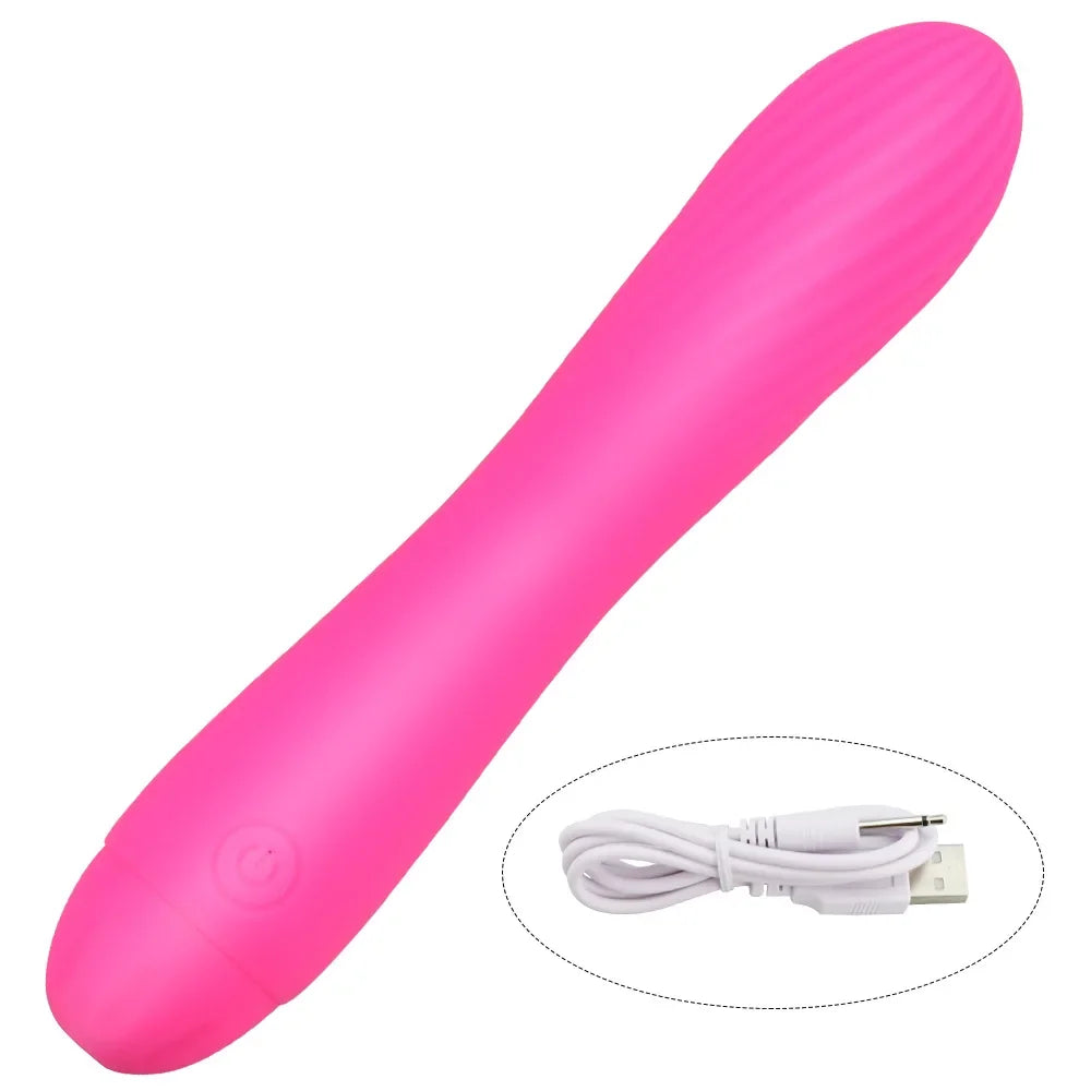 Bullet Vibrator Ator for Women Vagina G-spot Massager Clitoris Stimulator Silicone Dildo Vibrating AV Stick Adult Sex Toy