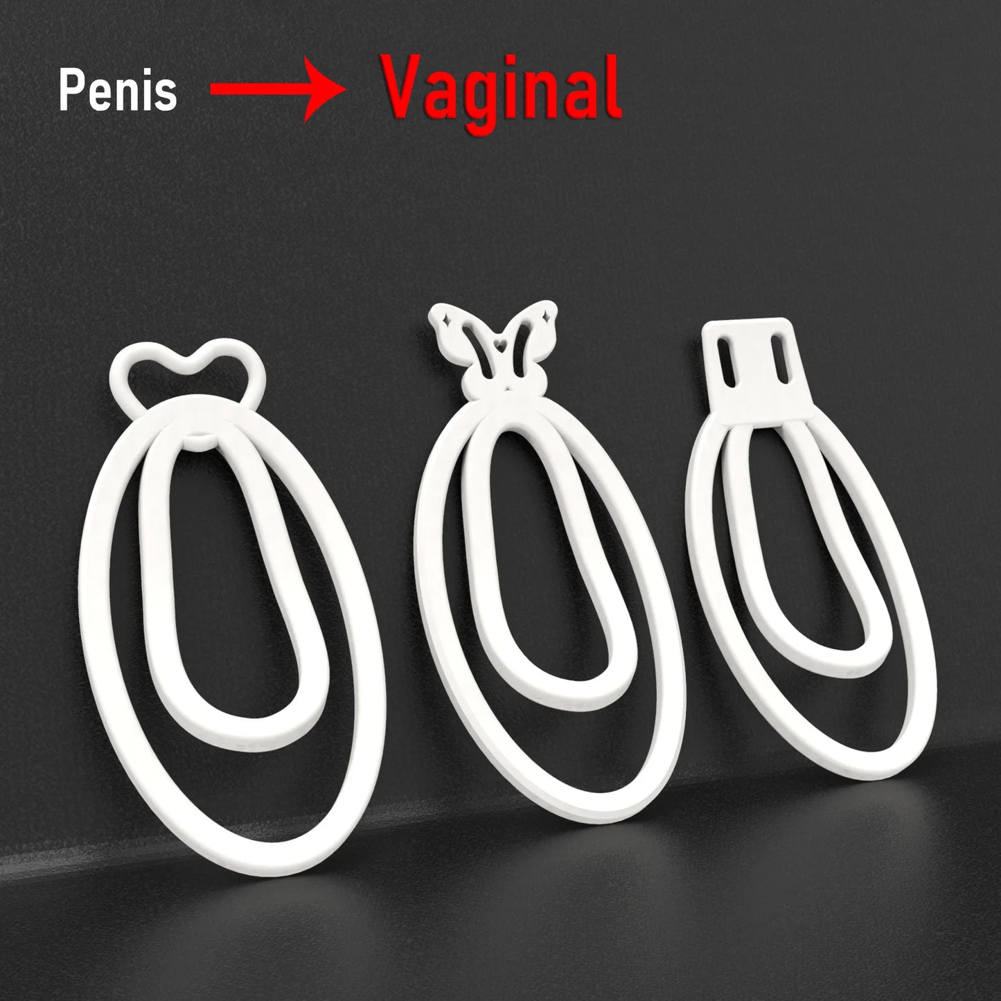 Butterfly Sissy Fufu Clip Chastity Lock Male Panty Chastity Device False Pussy Training Clip Cock Cage Sexy Toys for Men Sextoys