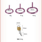 CB Purple Chastity Cage Male Binding Tool Cock Cage Sex Toys for Adult Penis Ring Lock Wearable Chastity Cage for Outdoor